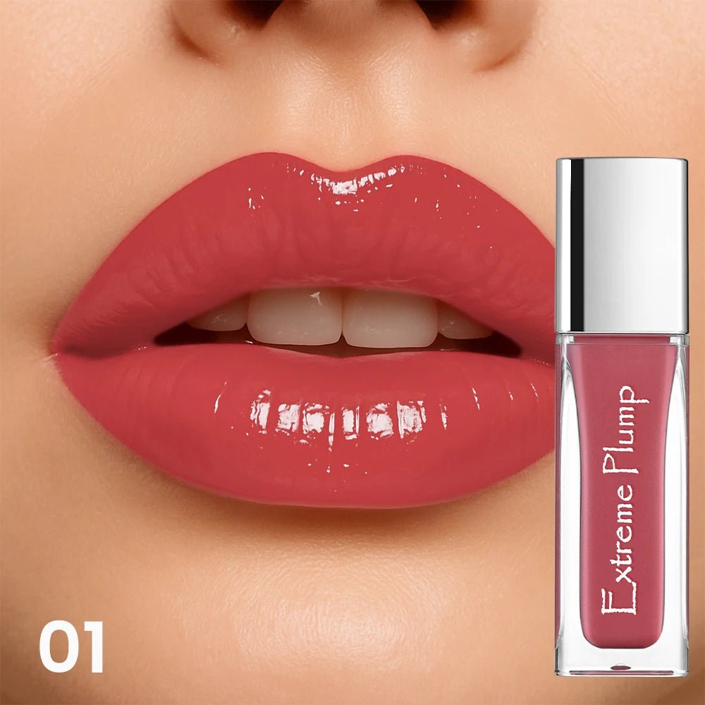Water-Glow Mirror Lip Gloss | Hydrating Long-Lasting Gloss Mirror Lip Gloss QXL 01