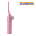 Portable Water Flosser | High-Pressure Dental Teeth Cleaner Water Flosser QXL 183-pink 1pcs