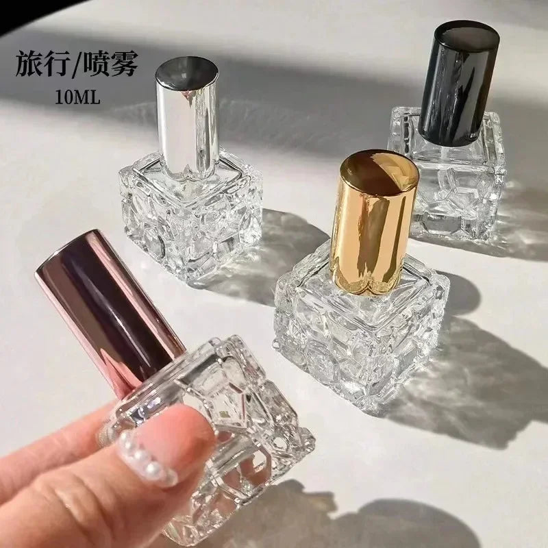 10ml Refillable Glass Perfume Spray Bottle | Fine Mist Atomizer Perfume Spray Bottle QXL