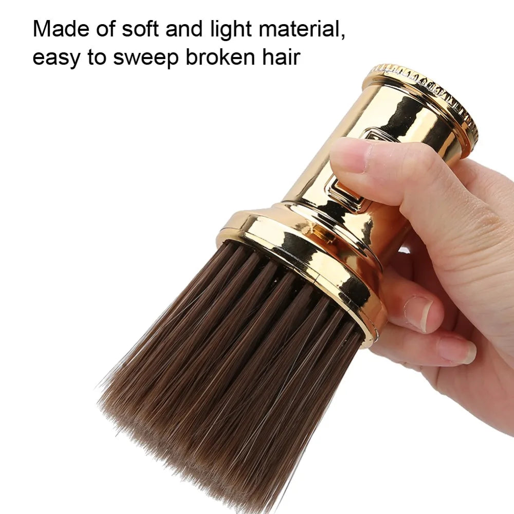 Soft Bristle Neck Duster Brush | Professional Hair Sweep Tool Neck Duster Brush QXL