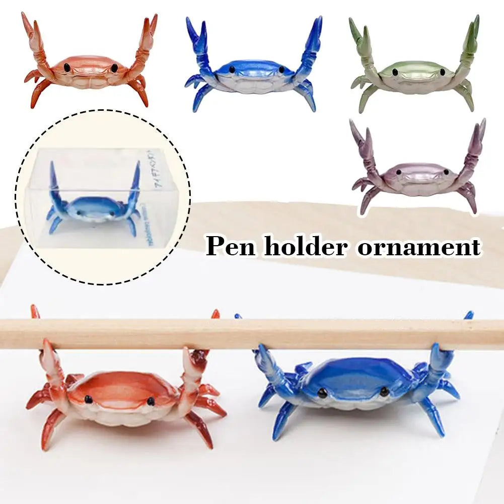 Creative Crab Pen Holder | Desk Organizer & Decor Ornament Novelty Pen Holder QXL