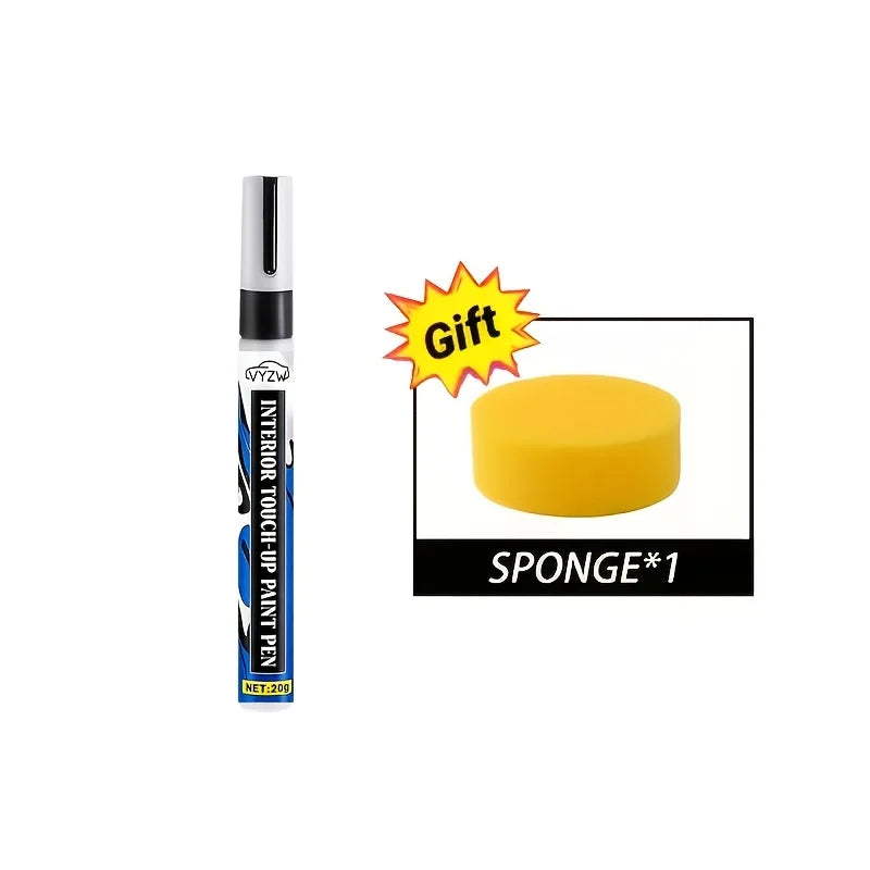 Car Interior Scratch Touch-Up Pen | Black Plastic & Leather Car Touch-Up Pen QXL