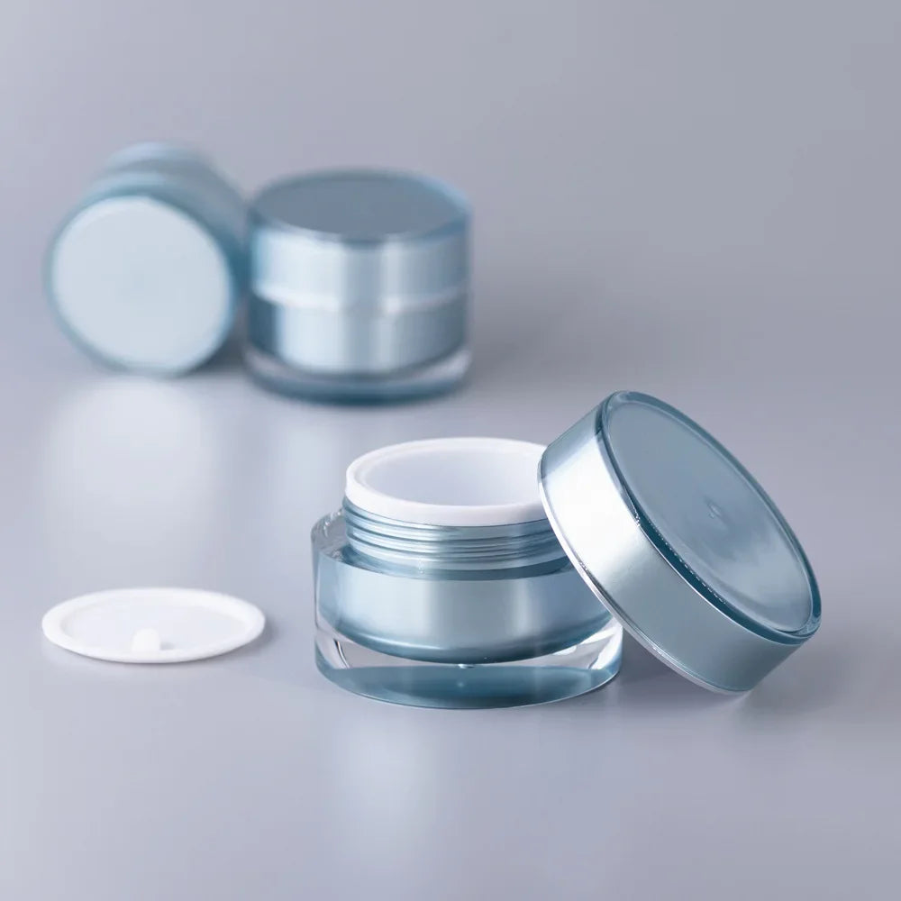 PS Acrylic Cream Jar 10g 15g 20g | Thick Bottom Cosmetic Bottle Cosmetic Cream Jar QXL
