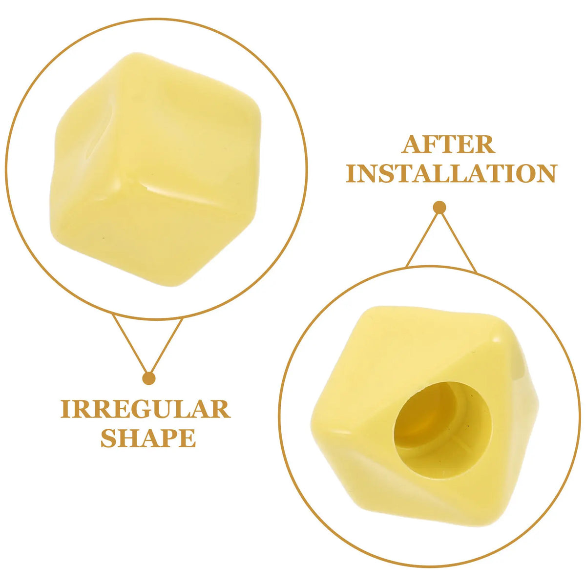 8-Pack Colorful Glossy Plastic Perfume Caps | Irregular Shape Lids Perfume Bottle Caps QXL