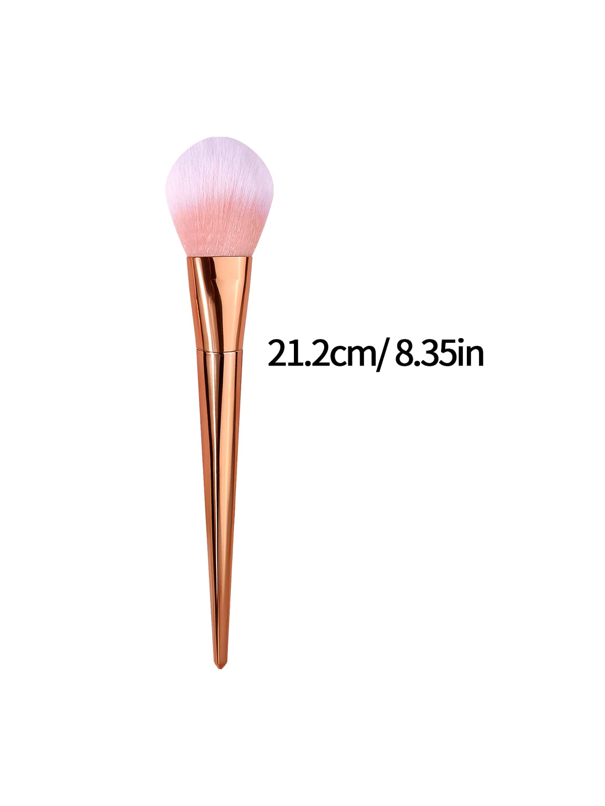 KOSSHOW 2-Pack Pink Gradient Blush Brushes – Rose Gold Handle Blush Brush Set QXL