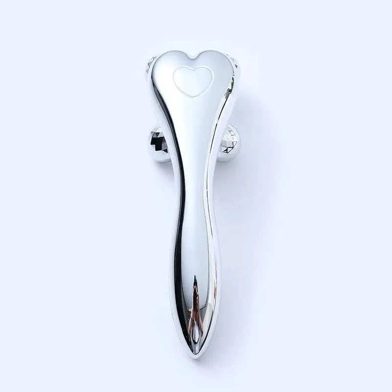 4D Y-Shape Roller Face Massager | Facial, Eye & Neck Tool Facial Roller Massager QXL Silver