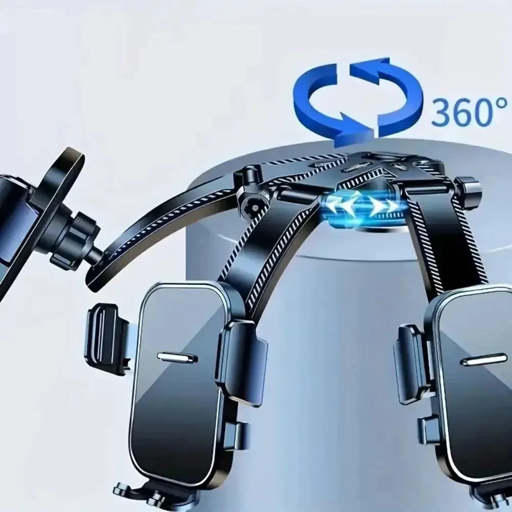 360° Car Dashboard Phone Mount | Universal GPS Holder 3–7" Car Phone Mount QXL