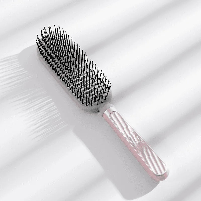 Dual-Purpose Hair Smoothing Comb | Anti-Static & Volumizing Hair Smoothing Comb QXL Elegant Gray