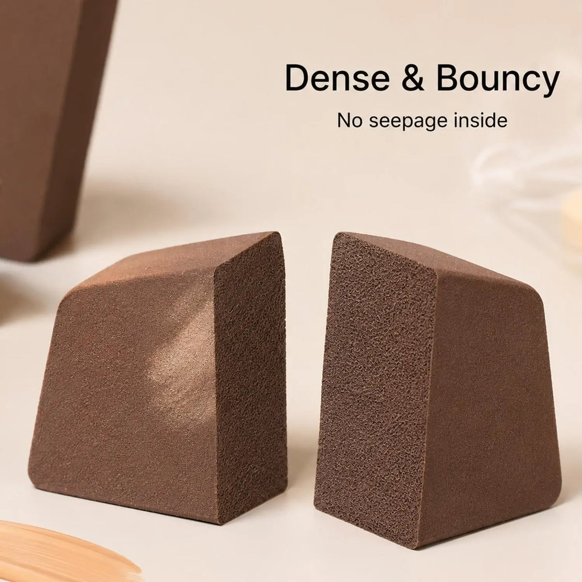 3-Pack Non-Latex Makeup Sponge Puffs | Foundation Blending Set Makeup Sponge Puff QXL