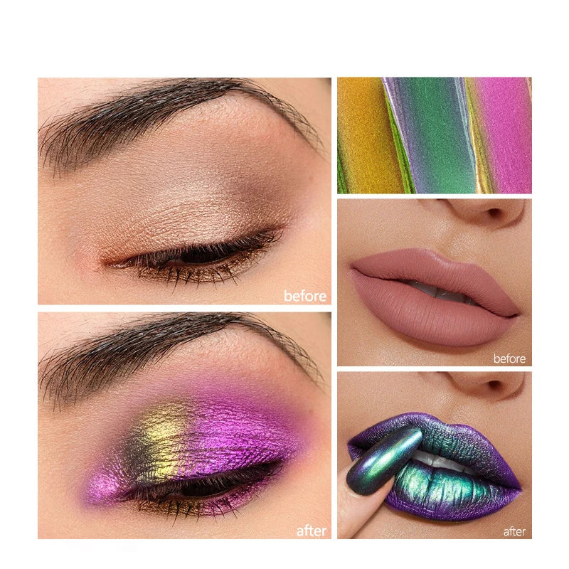 Waterproof Liquid Eyeshadow Stick | 6 Colors Metallic Glitter Liquid Eyeshadow Stick QXL