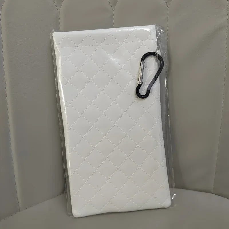 Double-Layer Leather Soft Glasses Storage Bag | Eyewear Case Eyewear Storage Case QXL