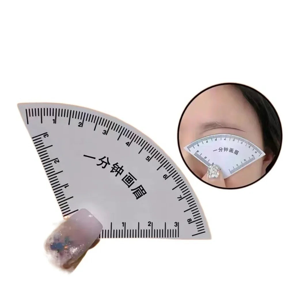 Reusable Eyebrow Shaping Stencil Design Ruler | Makeup Tool Eyebrow Stencil Ruler QXL