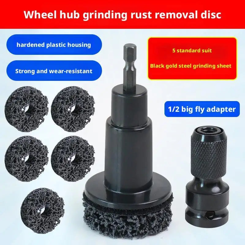 Wheel Hub Resurfacing Tool | 1/2" Hex Drive Brake Cleaner Wheel Hub Resurfacing Tool QXL