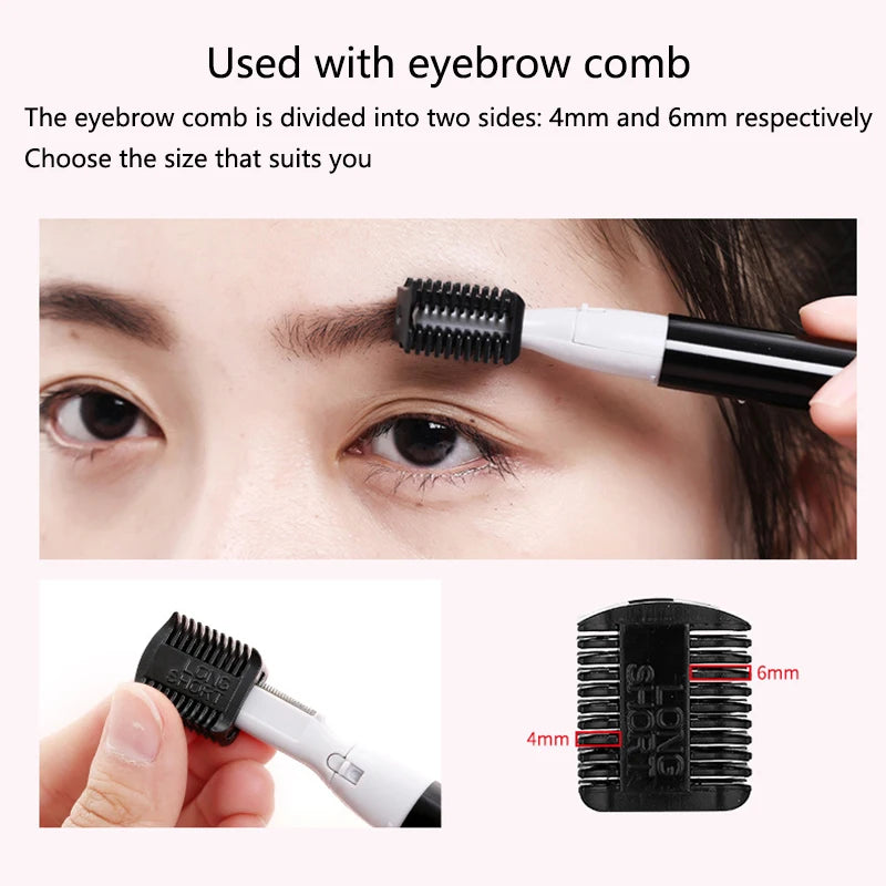 Electric Eyebrow Trimmer & Mini Facial Hair Remover Shaver Electric Hair Trimmer QXL