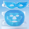 Gel Face & Eye Cooling Mask | Hot Cold Therapy Spa Sleep Mask Gel Face Mask QXL Blue Set