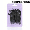 100-Count Bamboo Charcoal Floss Picks | Interdental Oral Care Dental Floss Picks QXL 100pcs-1bag