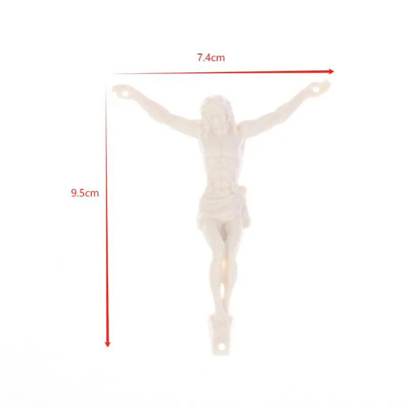 Jesus Figure Pendant | Religious Charm for DIY Jewelry & Décor Religious Figurine Charm QXL