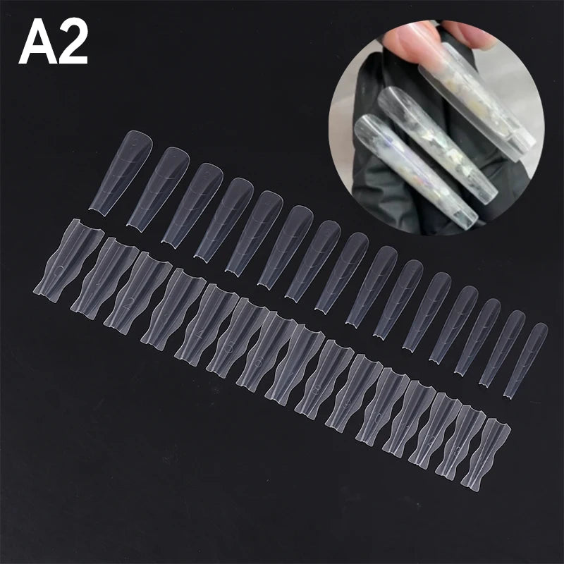 60-Pack Sandwich Dual Nail Forms | Quick Extension Molds Nail Extension Molds QXL A2