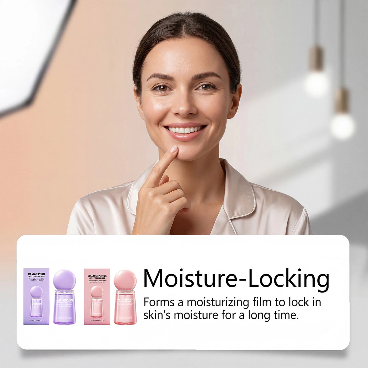 Collagen Peptide Brightening Face Mist | Hydrating Makeup Primer Hydrating Face Mist QXL