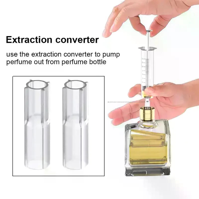 10ml Plastic Dispensing Syringe | Perfume & Cosmetic Refill Liquid Dispensing Syringe QXL