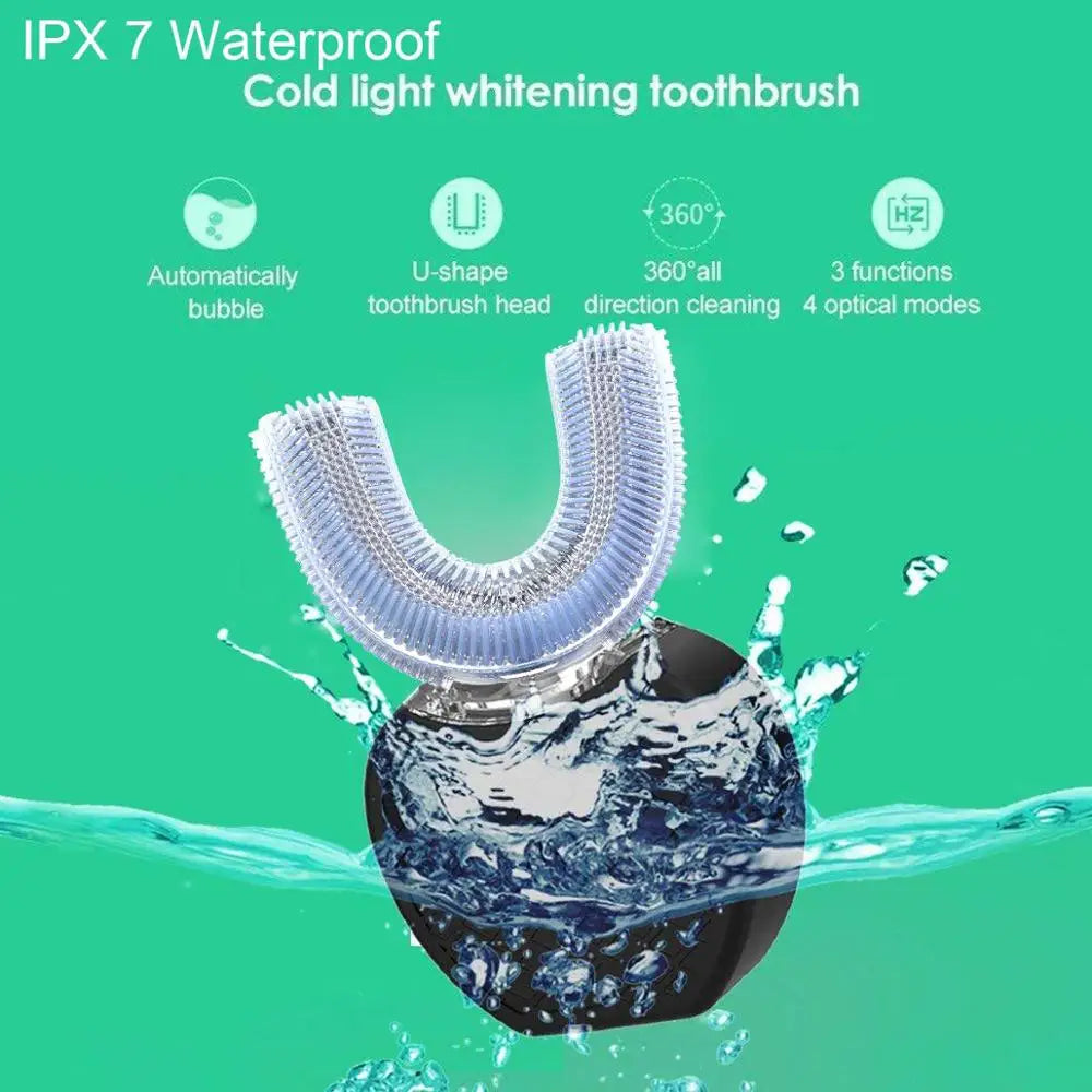 U-Shaped Sonic Electric Toothbrush | Whitening & Gum Care Electric Toothbrush QXL