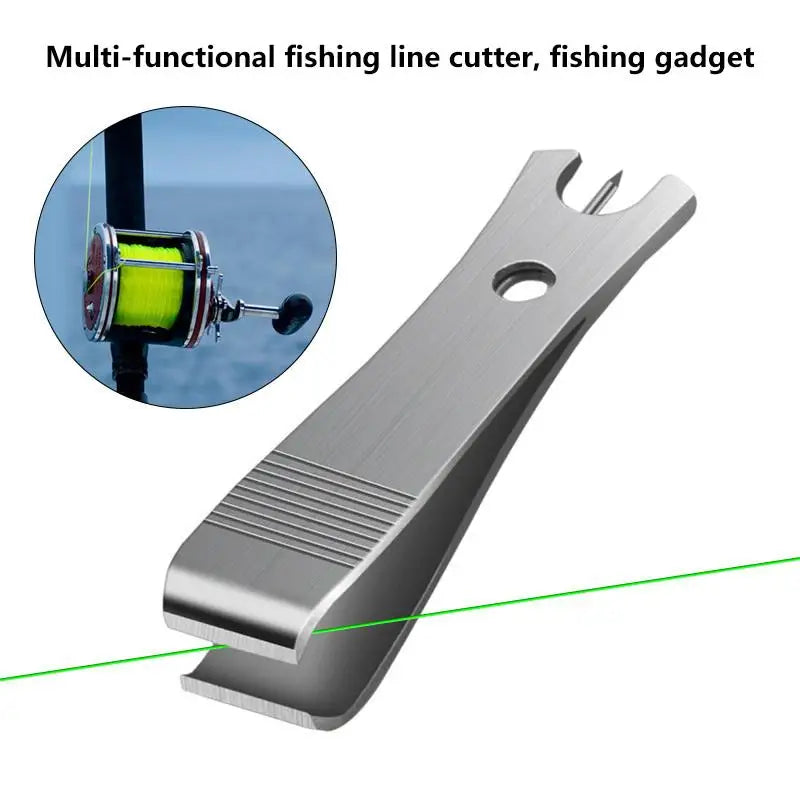 Stainless Steel Fishing Line Cutter & Hook Eye Cleaner Tool Fishing Tool QXL