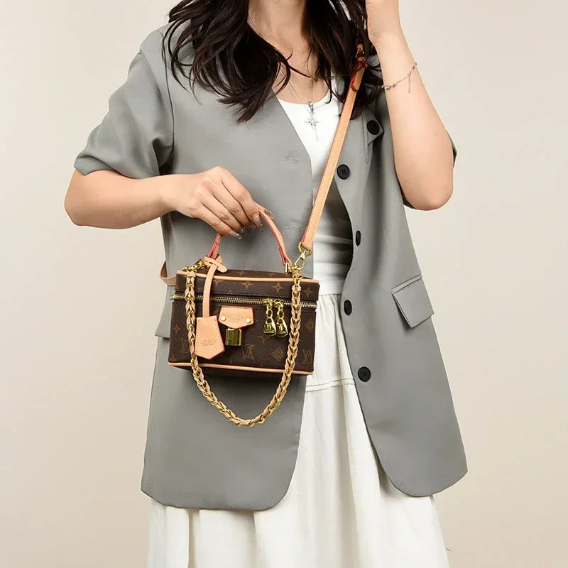 Women's Leather Crossbody Bag | Elegant Shoulder Handbag Crossbody Handbag QXL