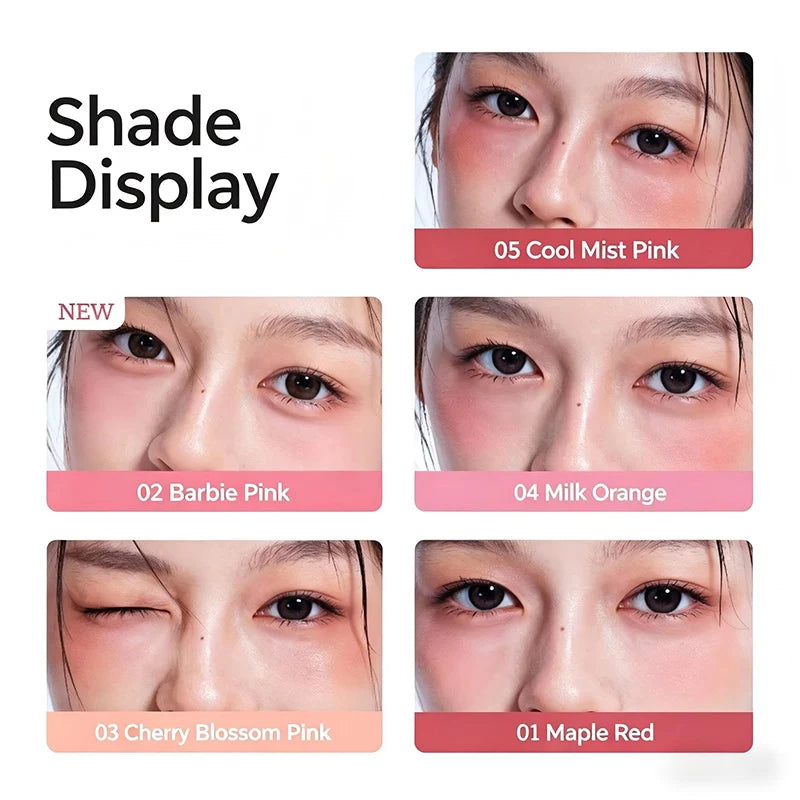 Liquid Cream Blush & Lip Tint | Dewy Glow Blusher Stick Cream Blush Stick QXL