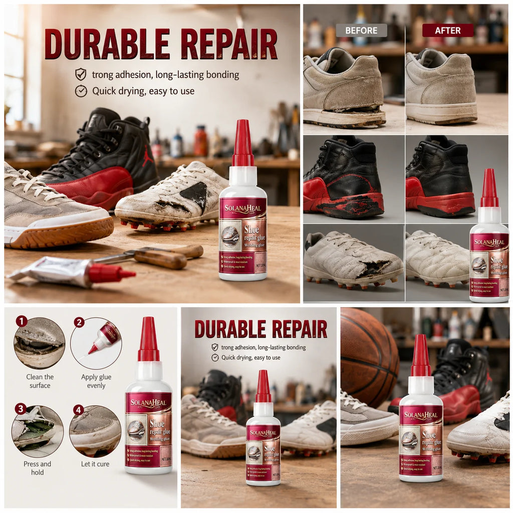 Waterproof Shoe Repair Adhesive | Strong Flexible Glue 20ml Shoe Repair Adhesive QXL