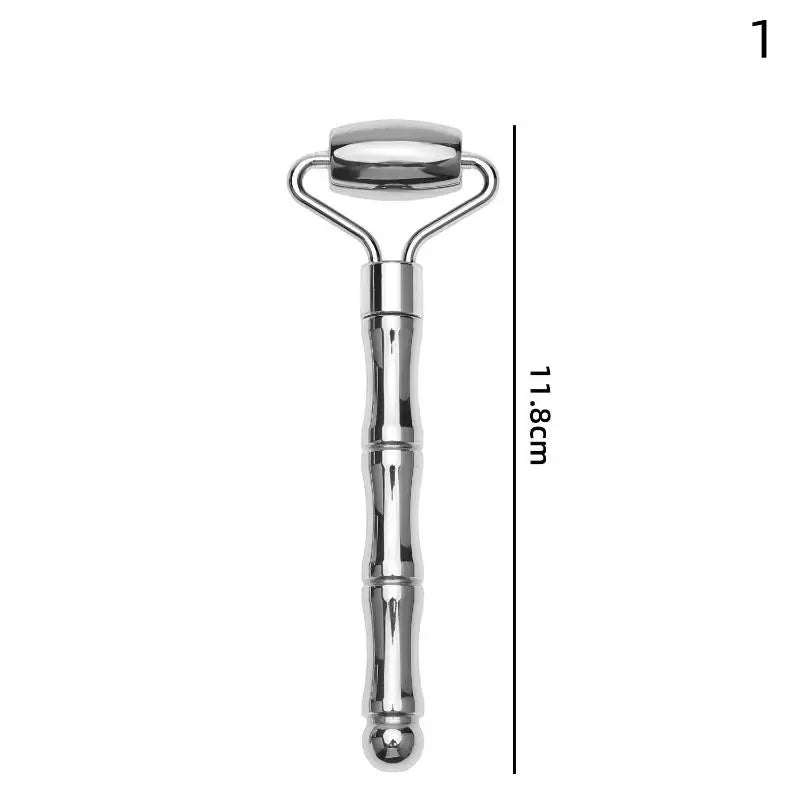 Stainless Steel Facial Roller & Gua Sha Massage Tool Facial Massage Tool QXL 1