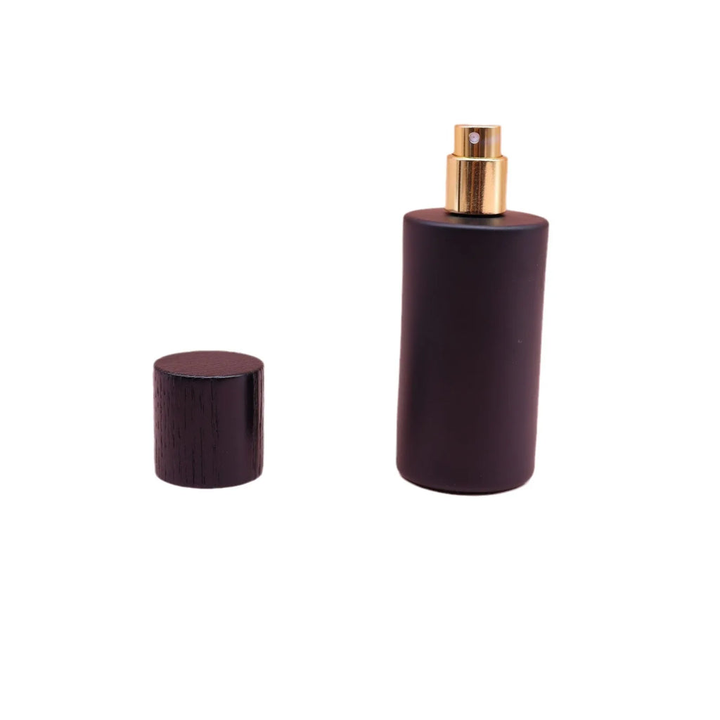50ml Black Glass Perfume Spray Bottle | Empty Refillable Atomizer Glass Perfume Atomizer QXL