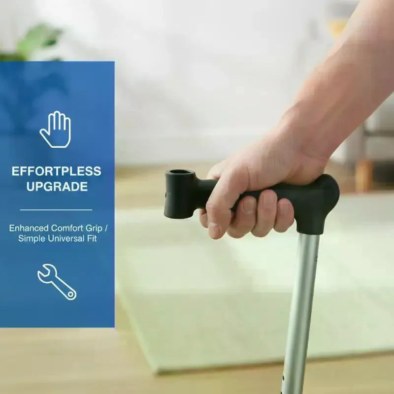 Anti-Slip Crutch Handle Grip | Ergonomic Cane Replacement Crutch Handle Grip QXL