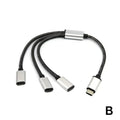 4-Port USB-C Hub Splitter | USB 3.0 OTG Adapter for Laptop USB-C Hub QXL 3IN1 Type C Edition