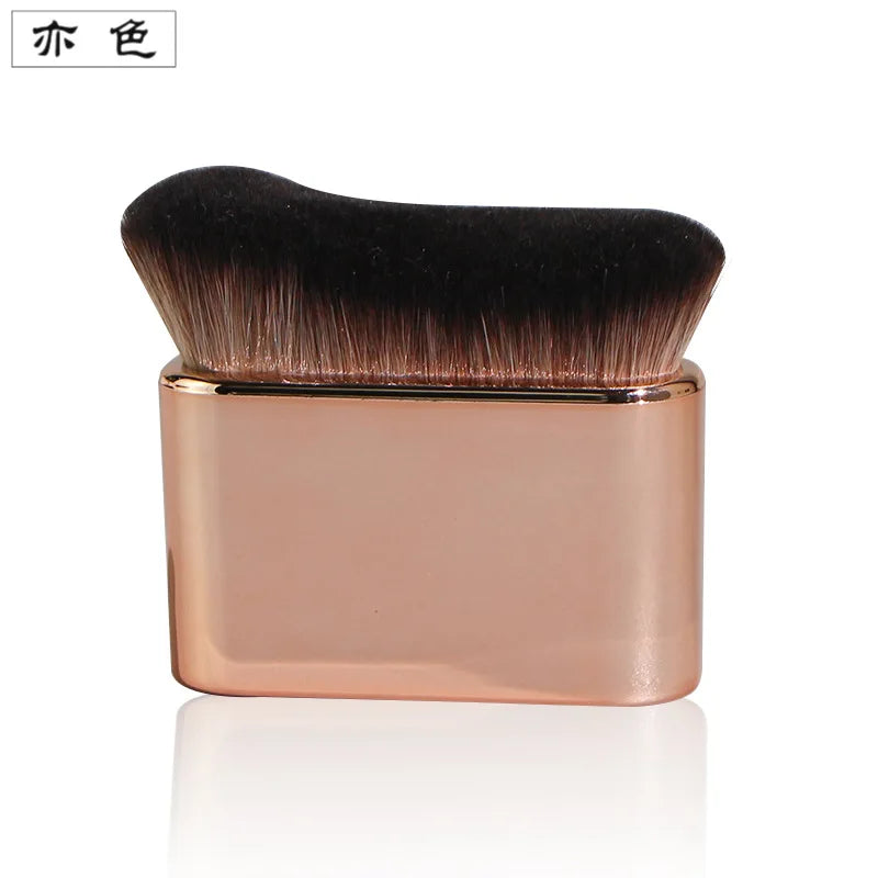 MYHO Wave Foundation Brush | Large Base Makeup Brush Foundation Makeup Brush QXL Rose gold CN