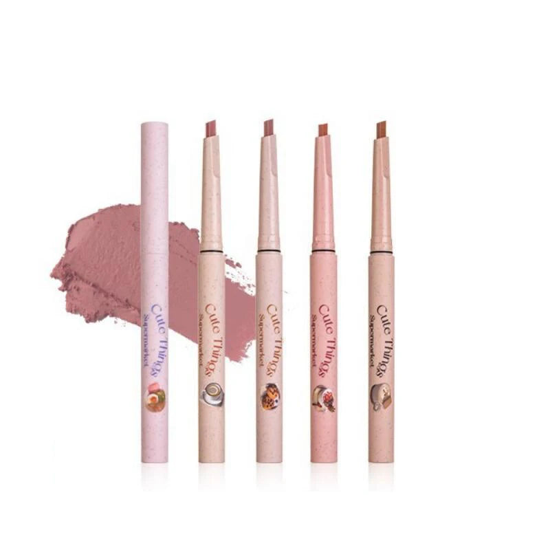 FLORTTE Matte Lip Liner Pencil – Long-Lasting Mechanical Lip Liner Pencil QXL