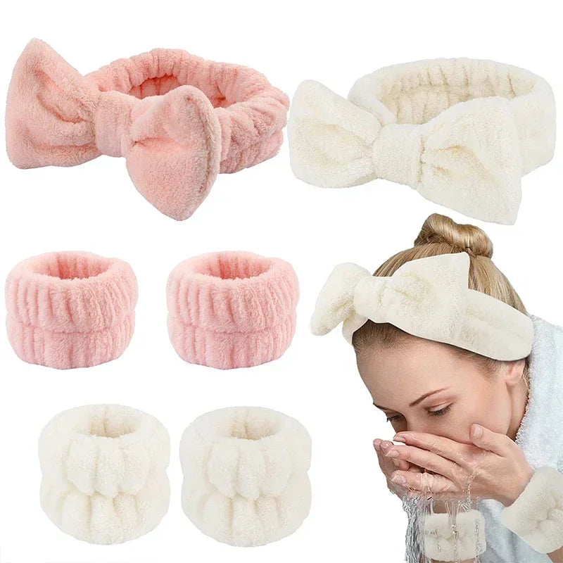 Makeup Headbands for Women | Soft Face Wash Hair Band 1-3 Pack Makeup Headband QXL