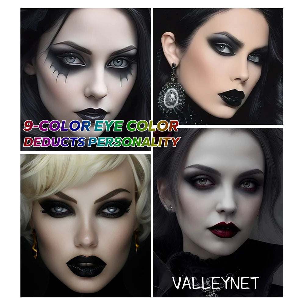9-Color Waterproof Eyeshadow Palette | Matte & Shimmer Smoky Eyeshadow Palette QXL
