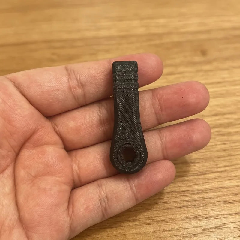 3D Printed Mini Pocket Ratchet Screwdriver EDC Fidget Tool Ratchet Screwdriver Toy QXL black