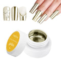 VERONNI Metallic Gel Nail Polish 5ml | Gold Silver Rose Gold Gel Nail Polish QXL Gold