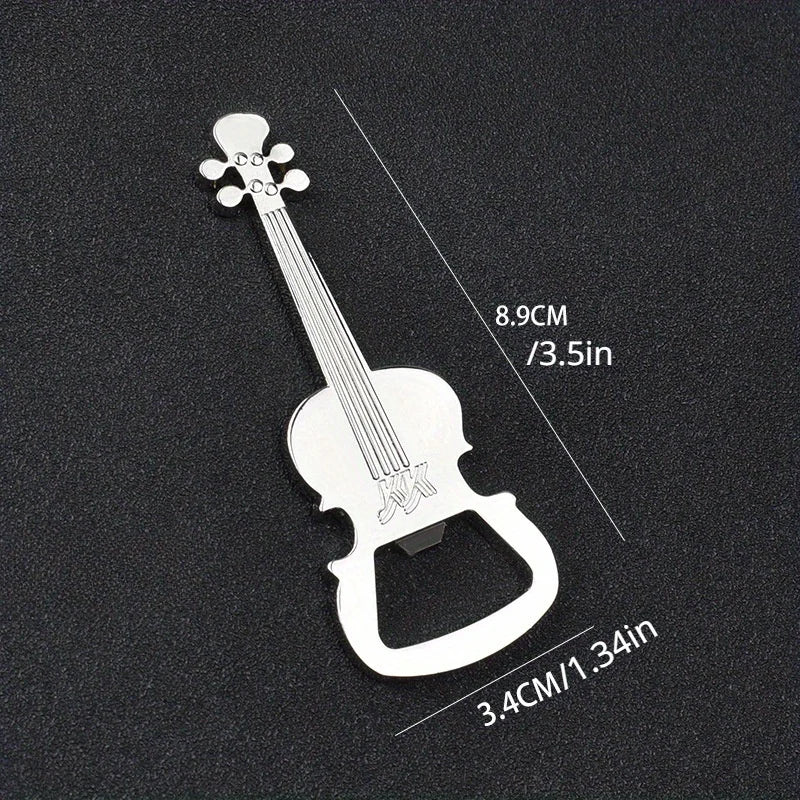 Guitar Shape Zinc Alloy Bottle Opener | Novelty Kitchen Tool Novelty Bottle Opener QXL