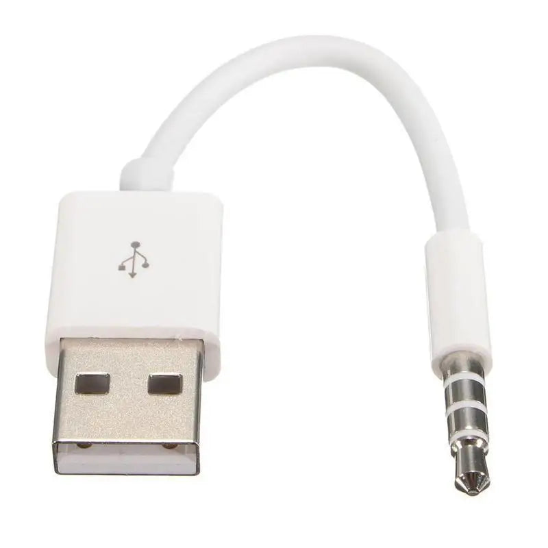 USB Cable for iPod Shuffle 1–7 Gen | Charge & Sync 3.5mm USB Sync Cable QXL