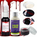 3-Piece SFX Makeup Kit – Liquid Latex, Blood Spray & Paste SFX Makeup Kit QXL 3pcs