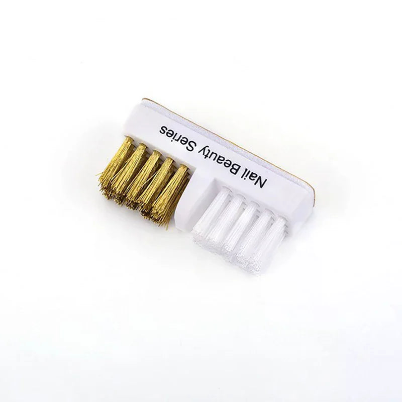 Nail Drill Bit Cleaning Brush | Dual-Head Manicure Tool Nail Drill Cleaner QXL