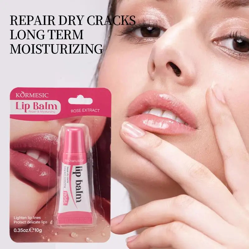 Rose & Aloe Vera Lip Balm – Moisturizing & Nourishing Lip Care Moisturizing Lip Balm QXL