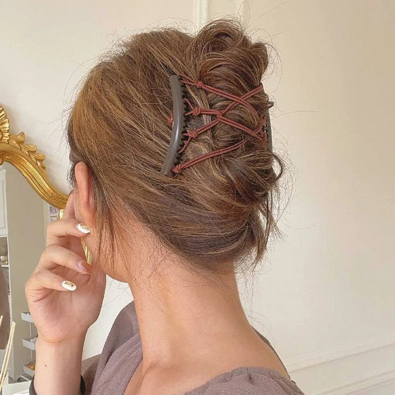 Magic Elastic Wire Ponytail Comb | Women's Hair Styling Tool Hair Styling Comb QXL