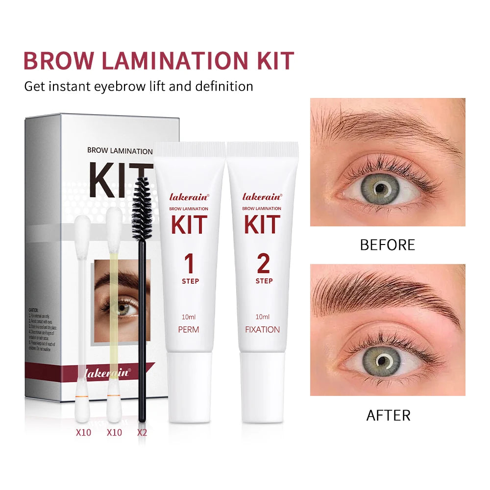 Lash Lift & Eyebrow Lamination Kit | Semi-Permanent Brow Set Lash Lift Kit QXL