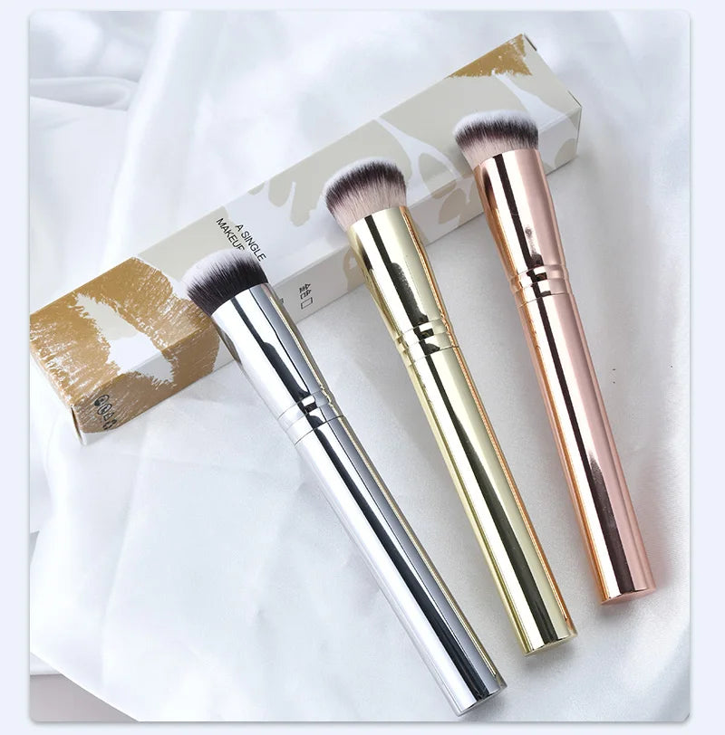 Metal Handle Foundation & Concealer Brush | Precision Makeup Makeup Brush QXL