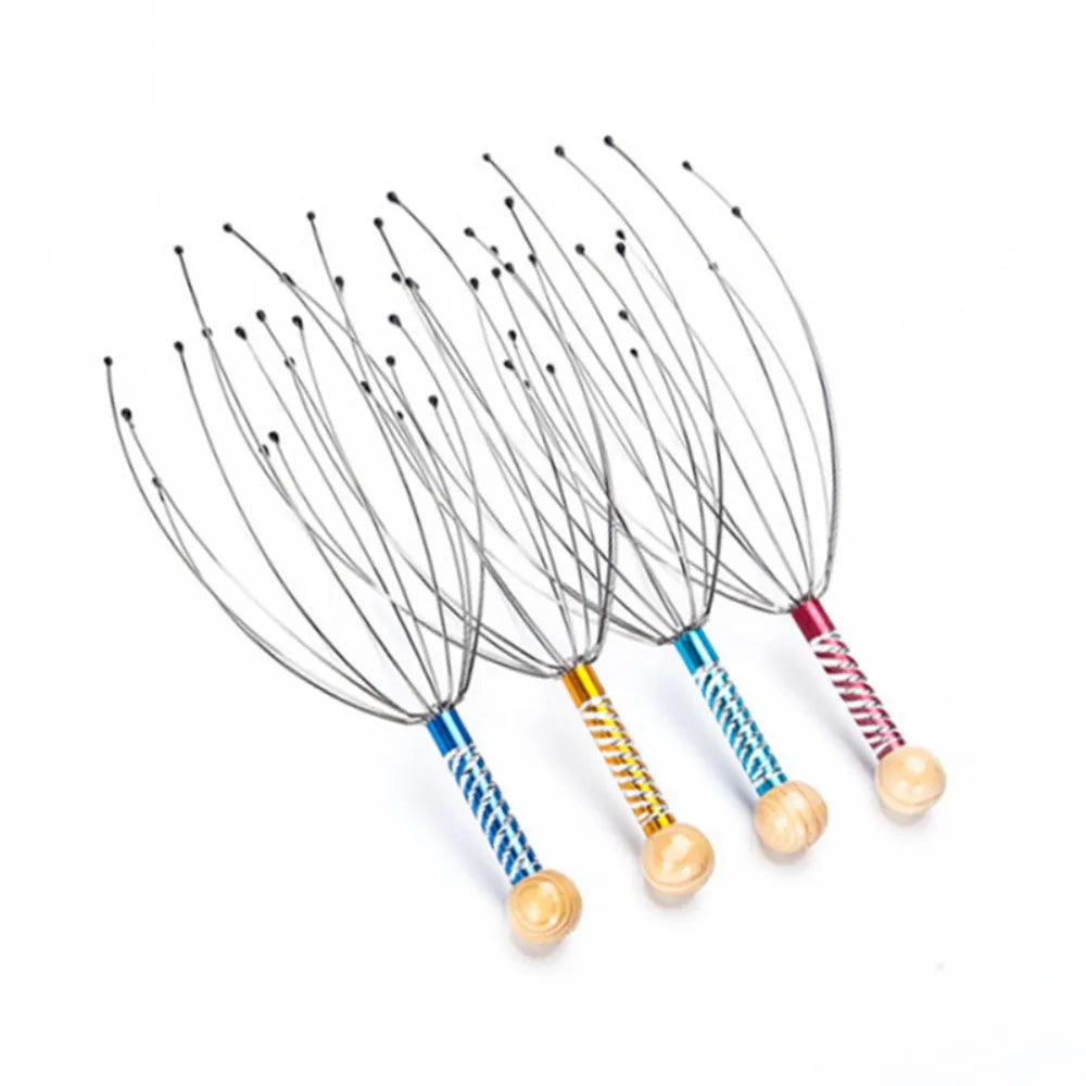 Octopus Stainless Steel Scalp Massager | Wire Head Massager Scalp Massager QXL Random Color