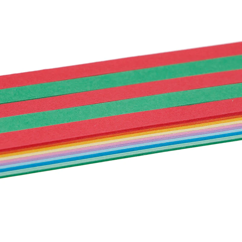 80-Pc Lucky Star Origami Paper Strips | Quilling Craft Kit Origami Craft Kit QXL