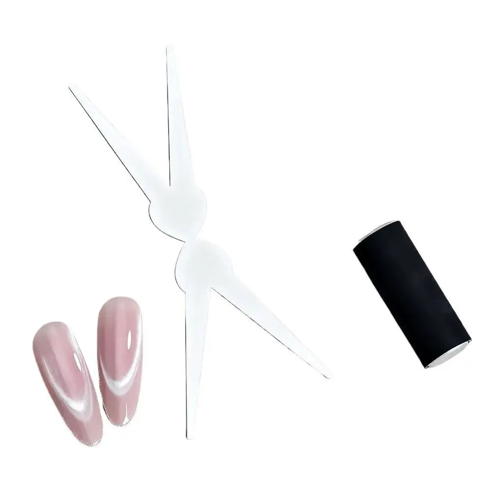 2-in-1 Cat Eye Nail Magnet Stick | French Manicure Tool Nail Magnet Stick QXL SET A